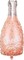 4PCS Pink Champagne Bottle & Glass Foil Mylar Balloons – Birthday, Wedding, Anniversary Party Decorations (Pink)
